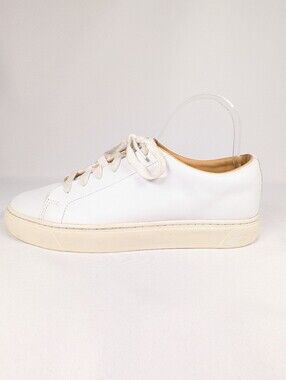 J.Crew AQ226 Everyday Sneakers White Leather Size 7.5 Women